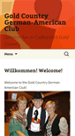 Mobile Screenshot of goldcountrygermanamericanclub.org